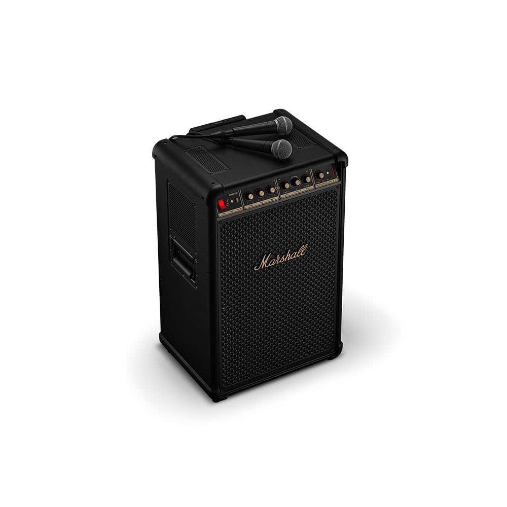 MARSHALL BROMLEY 750 PARTY SPEAKER BLACK AND BRASS thumbnail 3