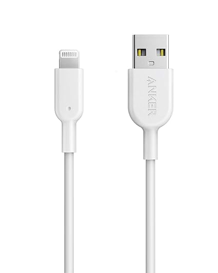 ANKER POWERLINE II WITH LIGHTNING CONNECTOR 6FT CABLE BLACK A8433H12