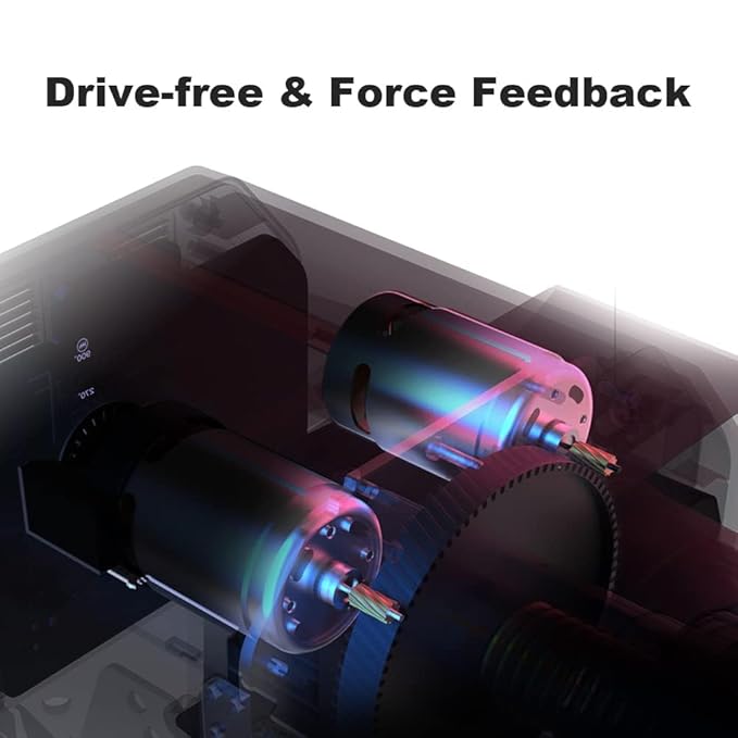 PXN FORCE FEEDBACK STEERING WHEEL PXN-V10 PRO thumbnail 3