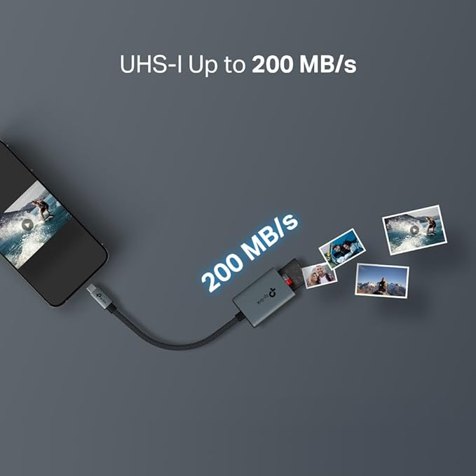 TP-LINK USB 3.0 TYPE-C TO SD& MICRO SD CARD READER UA430C thumbnail 6