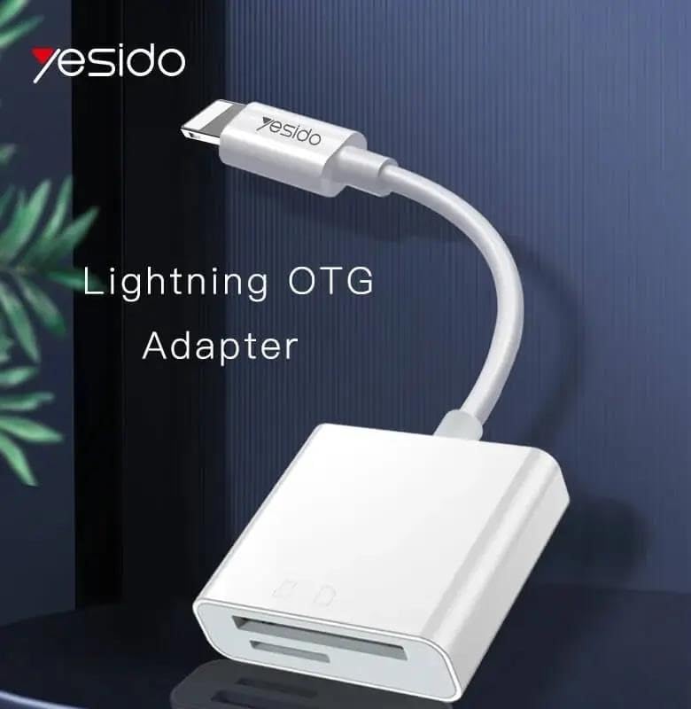 YESIDO 2 IN 1 OTG ADAPTER WHITE GS11 thumbnail 3