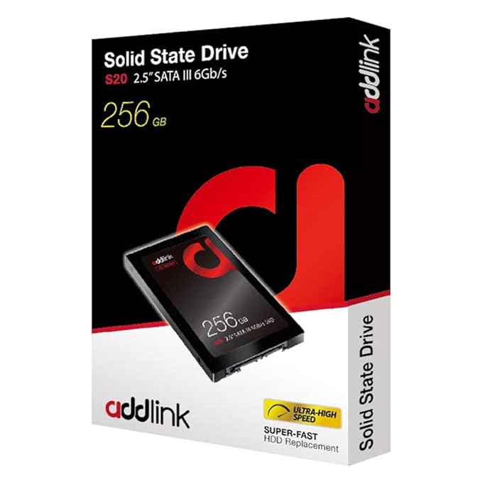 ADDLINK 2.5 INCH 3D NAND SATA III 6GB/S 256GB SSD AD256GBS20S3S thumbnail 4