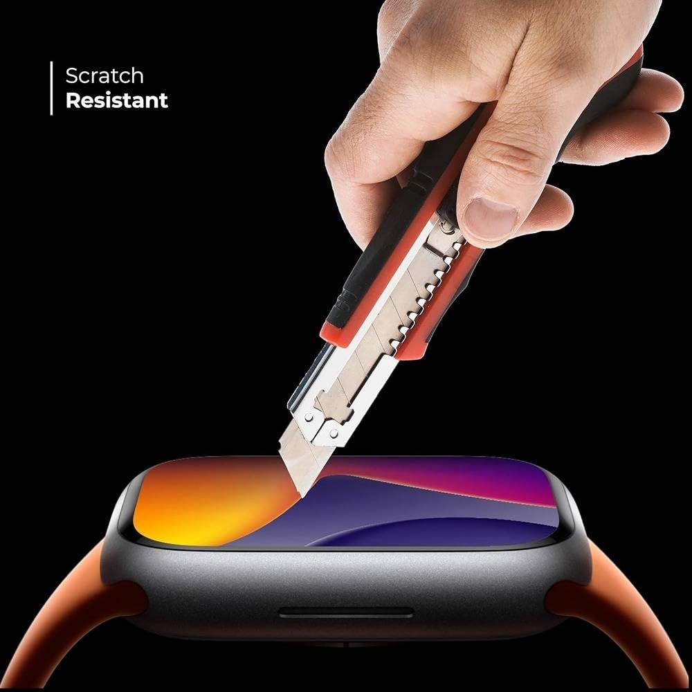 BLUPEBBLE APPLE WATCH 49MM ROCK SERIES GRAPHENE TEMPERED GLASS SCREEN PROTECTOR BP-APWGRK49MM2D-CL thumbnail 7
