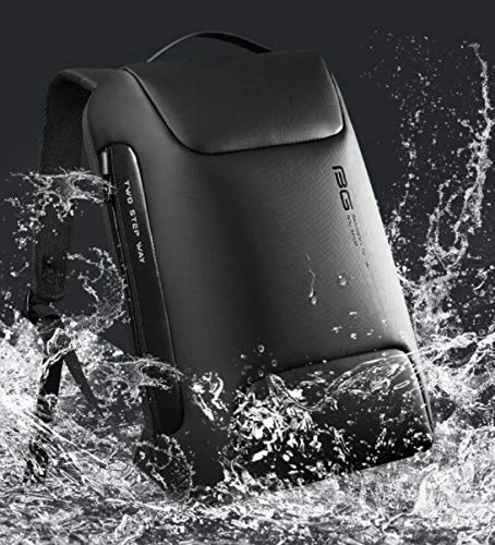 BANGE GENUINE LEATHER BACKPACK BLACK BG-6622 thumbnail 2