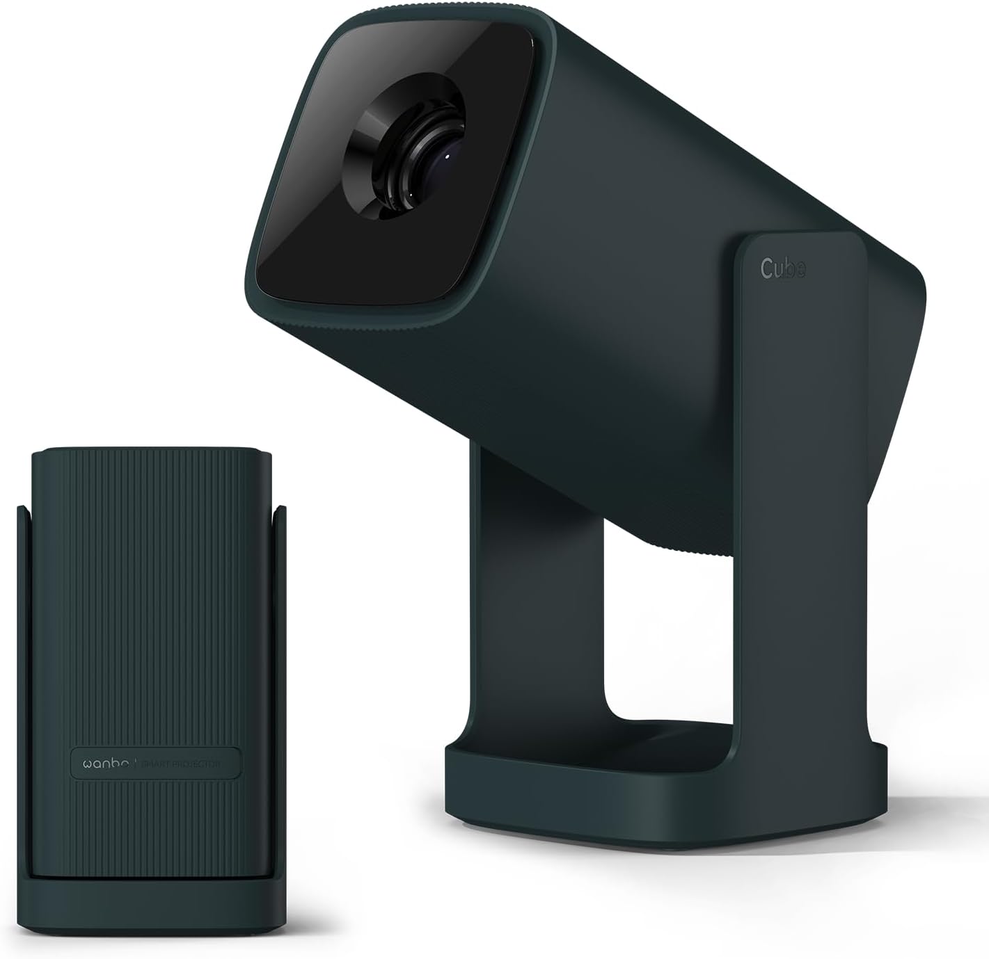 WANBO CUBE 1 360 ADJUSTABLE SMART PROJECTOR WITH WI-FI AND BLUETOOTH ANDROID TV 11 DARK GREEN thumbnail 2