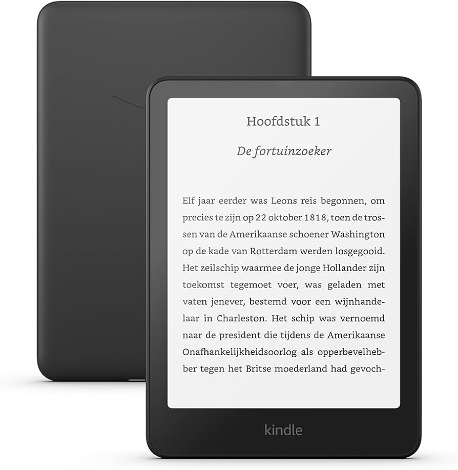 AMAZON KINDLE PAPER 7 INCH WHITE CASE BLACK