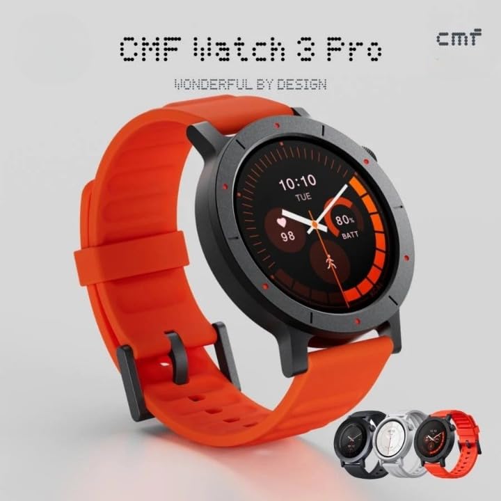CMF BY NOTHING WATCH 3 PRO AMOLED LIGHT GREY thumbnail 5