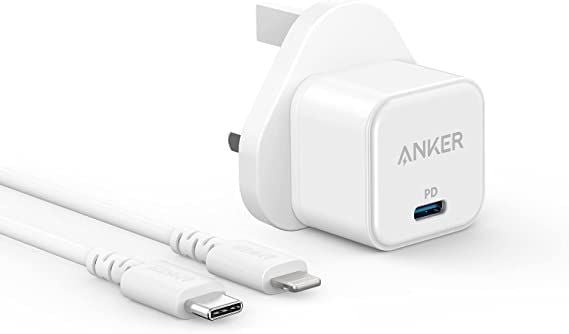 ANKER POWERPORT III 20W CUBE WITH CHARGING CABLE WHITE B2149K21