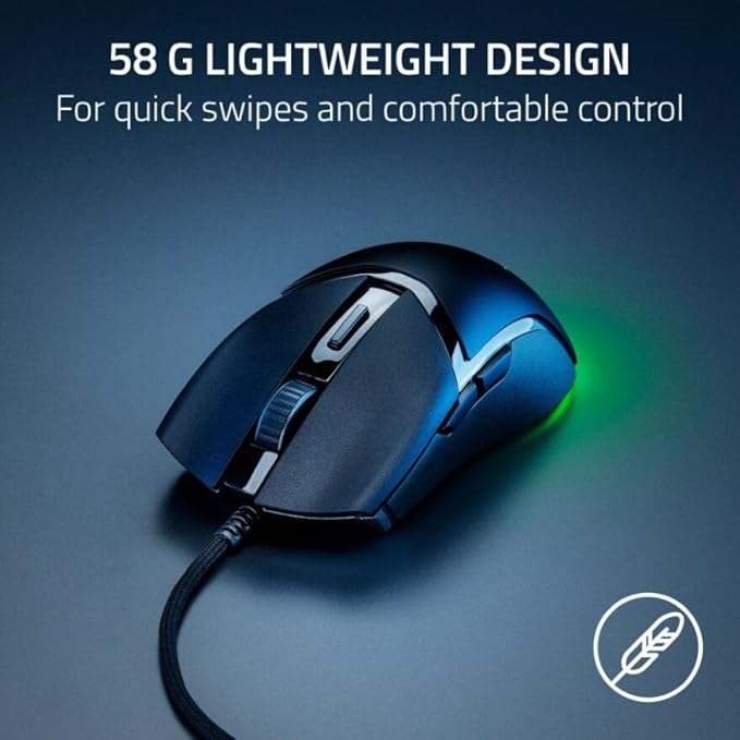 RAZER COBRA LIGHTWEIGHT WIRED GAMING MOUSE RZ01-04650100-R3M1 thumbnail 5