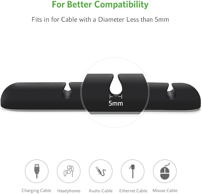 UGREEN ORGANIZER 2 PACK CABLE BLACK 30762 thumbnail 5