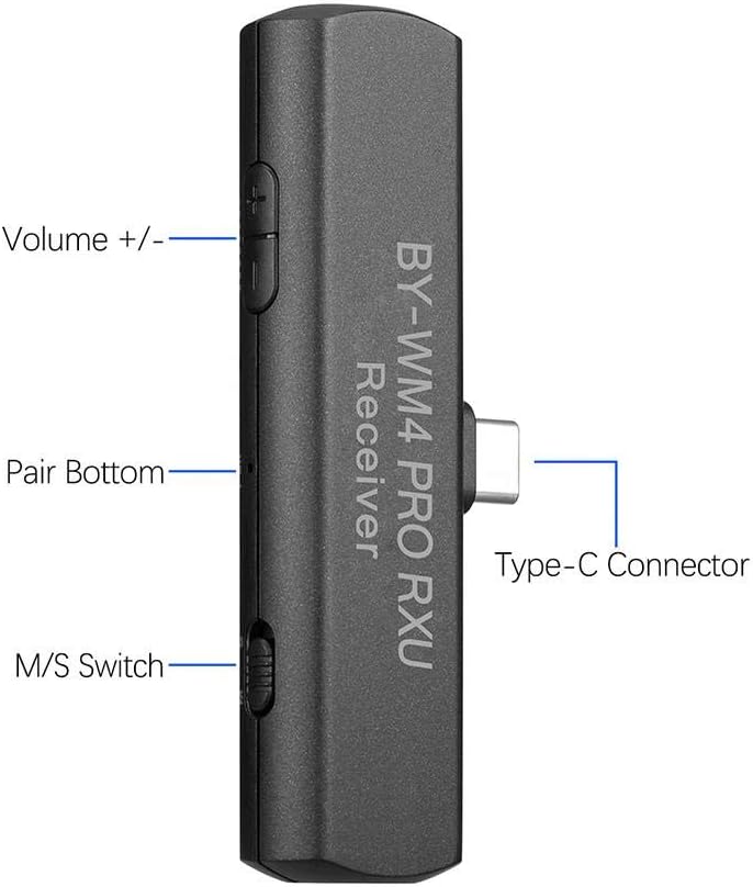BOYA WIRELESS MICROPHONE TYPE-C CONNECTOR  BY-WM4 PRO K5 thumbnail 2