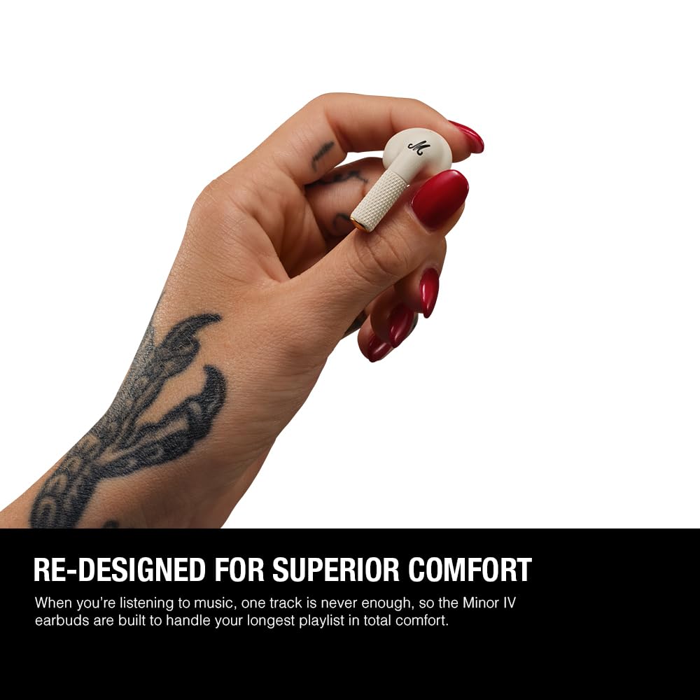 MARSHALL MINOR IV TRUE WIRELESS IN EAR EARBUDS CREAM MINOR IV CRM thumbnail 11