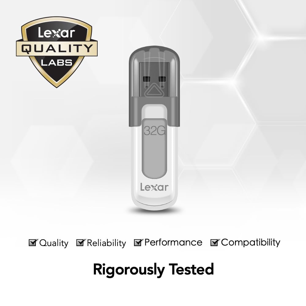 LEXAR JUMPDRIVE 32GB USB 3.2 SPEED UP TO 100 MB/S FLASH DRIVE V100 LJDV100-32GABGY thumbnail 6