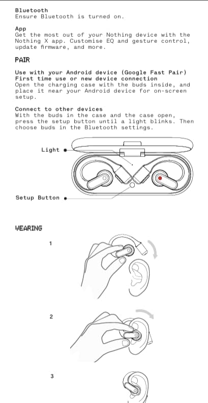 NOTHING EAR OPEN WIRELESS EARPHONE WHITE B182 thumbnail 10