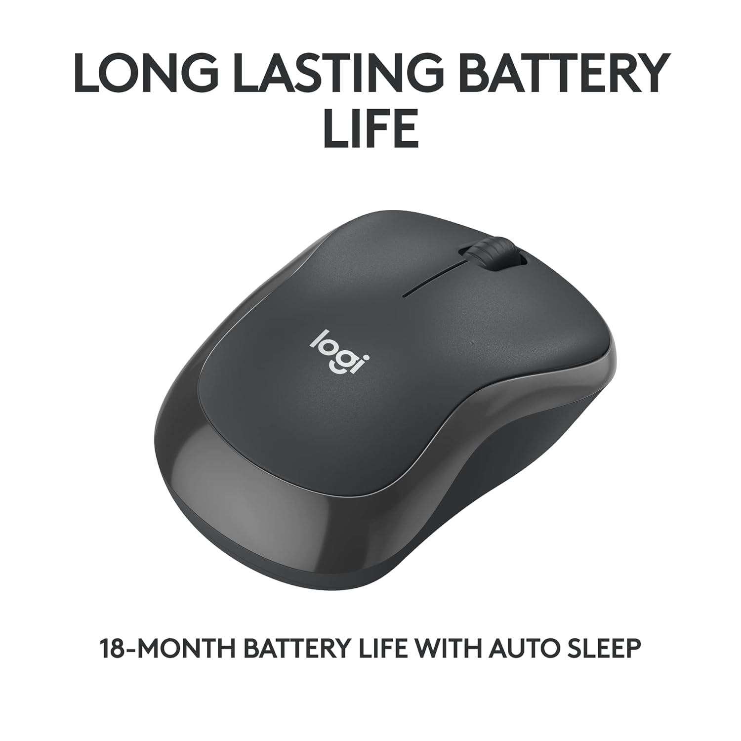 LOGITECH M241 SILENT WIRELESS MOUSE GRAPHITE 910-007471 thumbnail 4