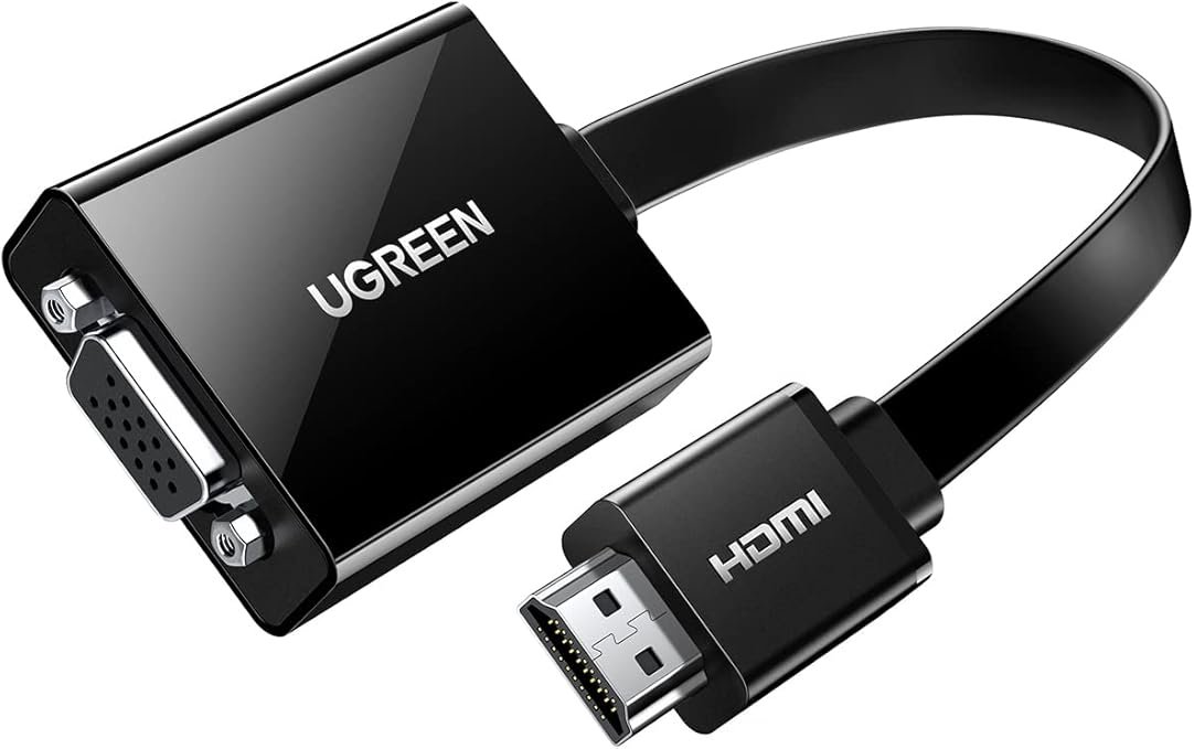 UGREEN HDMI TO VGA CONVERTER WITH AUDIO 25CM BLACK 40248
