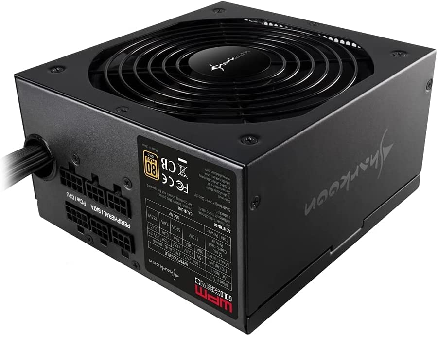 SHARKOON WPM GOLD ZERO 550W POWER SUPPLY thumbnail 2