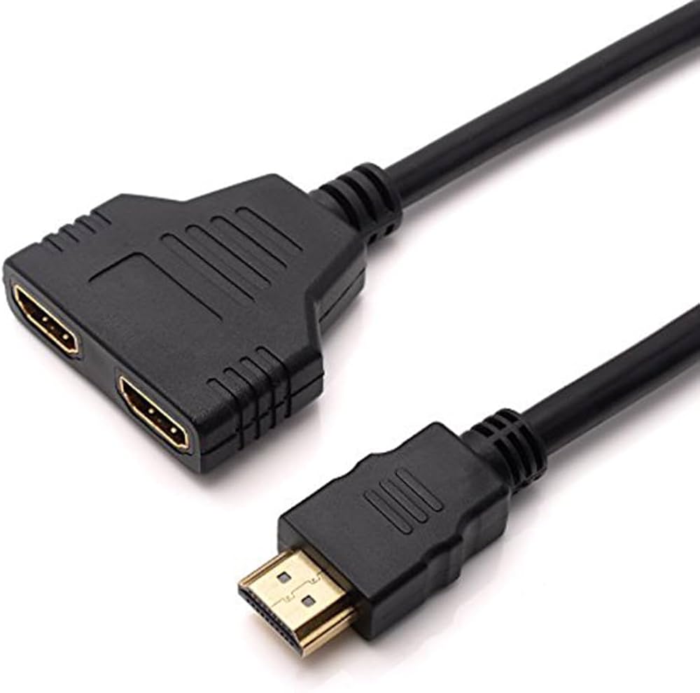 S-TEK HDMI Y CABLE ADAPTER 25 CM