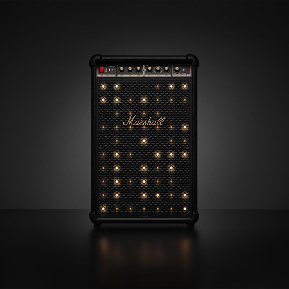 MARSHALL BROMLEY 750 PARTY SPEAKER BLACK AND BRASS thumbnail 4