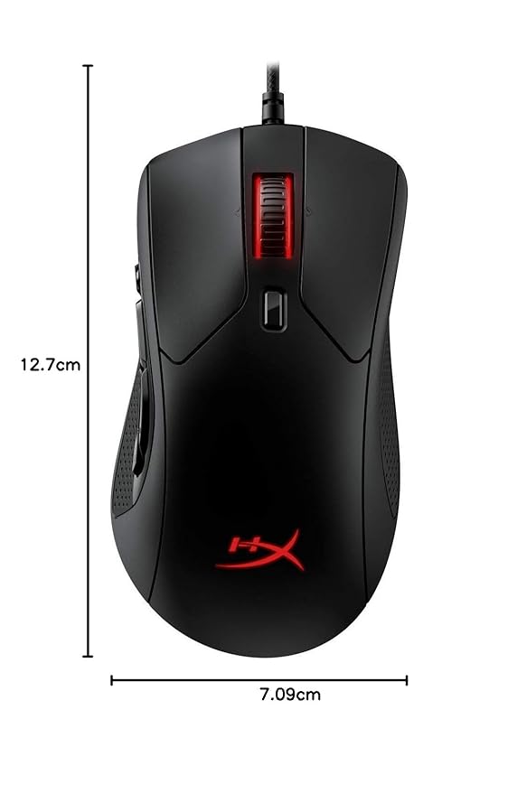 HYPREX PULSEFIRE FPS PRO RGB WIRED GAMING MOUSE BLACK HX-MC003B thumbnail 6