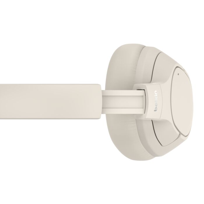 BELKIN SOUNDFORM ISOLATE NOISE CANCELLING OVER EAR HEADPHONE SAND AUD008HQSA thumbnail 4