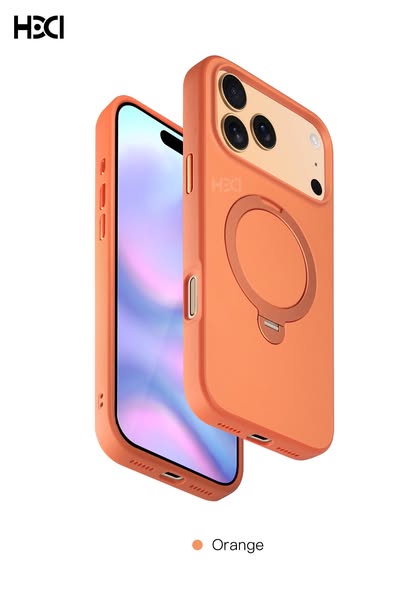 Blupebble RingFlex Case With MagSafe For iPhone 17 Pro Max Orange BP-IPRGFLX17MAX-OR thumbnail 2