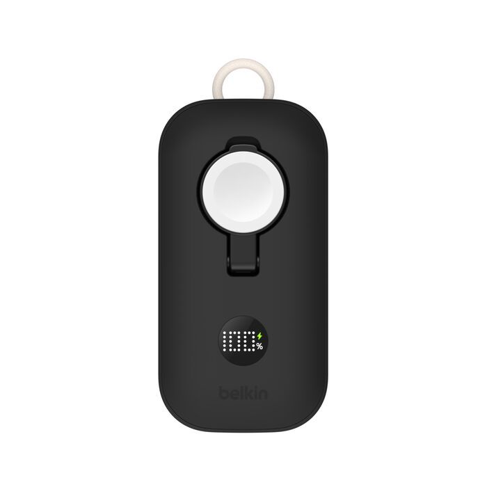 BELKIN BOOST CHARGE PRO POWER BANK 10K WITH APPLE WATCH CHARGER BLACK BPD012HQBK thumbnail 3