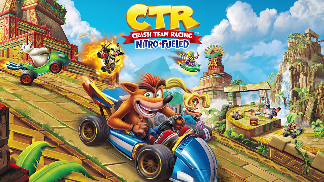 NINTENDO SWITCH CRASH TEAM RACING NITRO FUELED GAME CD thumbnail 2