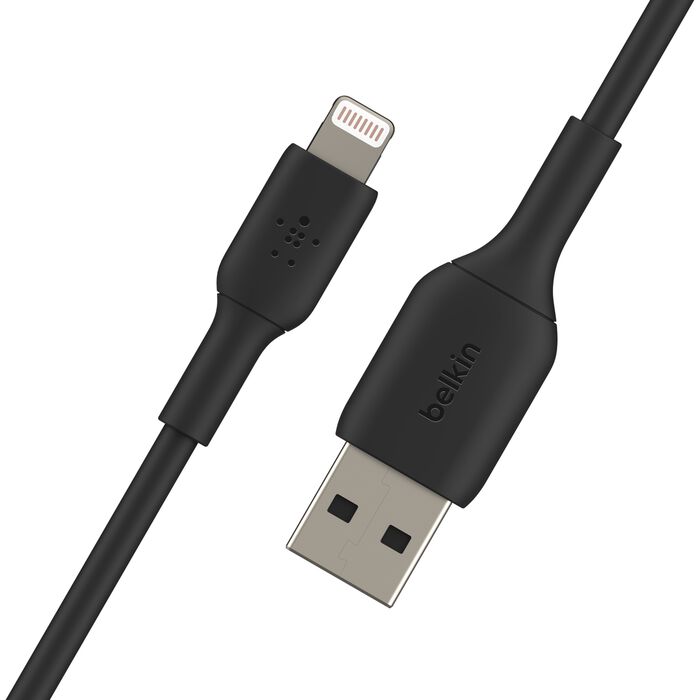 BELKIN LIGHTNING TO USB A CABLE (2 PACK) 1M CAA001BT1MBK2PK thumbnail 3
