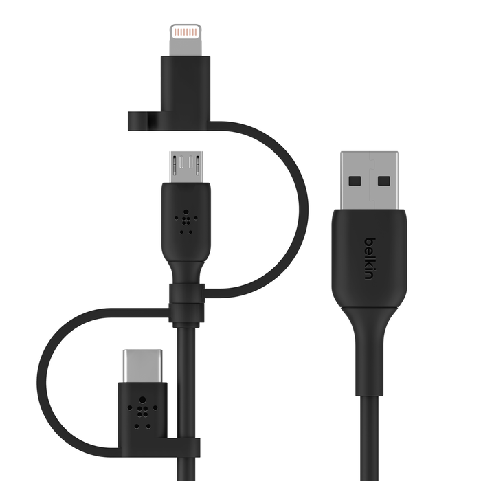 BELKIN UNIVERSAL BOOST CHARGE CABLE 1M BLACK CAC001BT1MBK