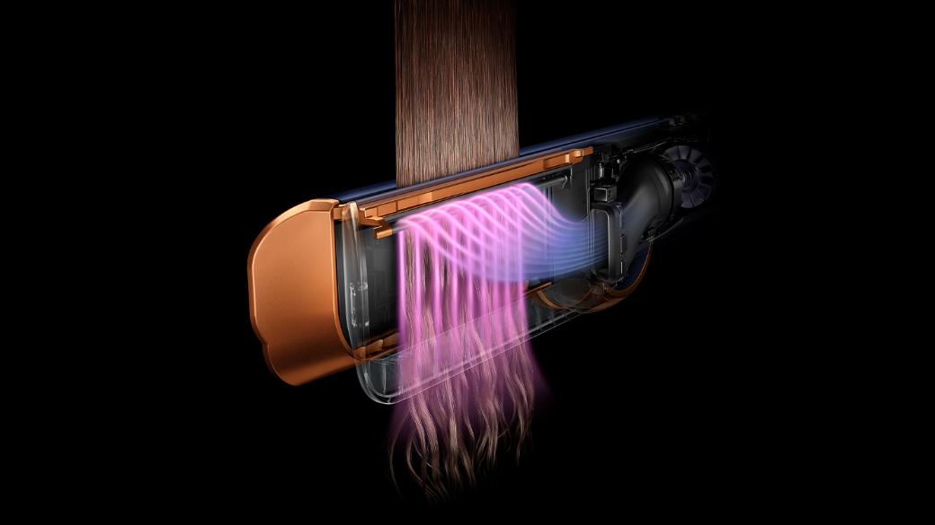 DYSON AIRSTRAIT STRAIGHTENER BLUE-COPPER HT01 thumbnail 3