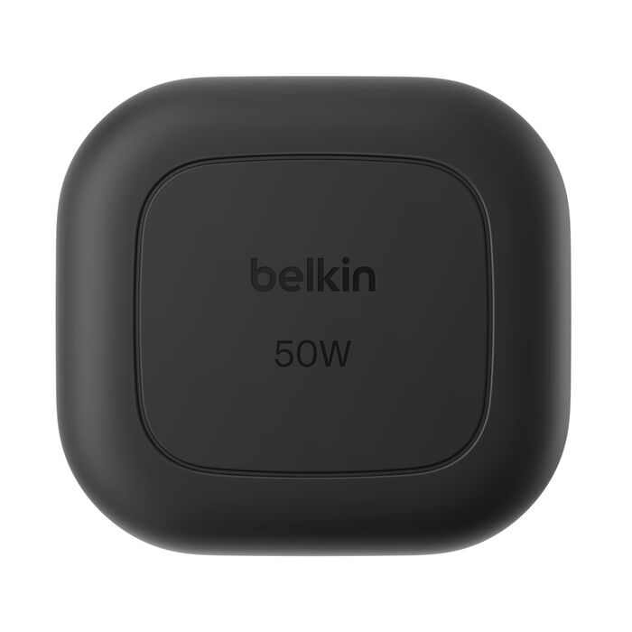 BELKIN BOOST CHARGE PRO DUAL USB C GAN WALL CHARGER 50W BLACK WCH019MYBK thumbnail 2