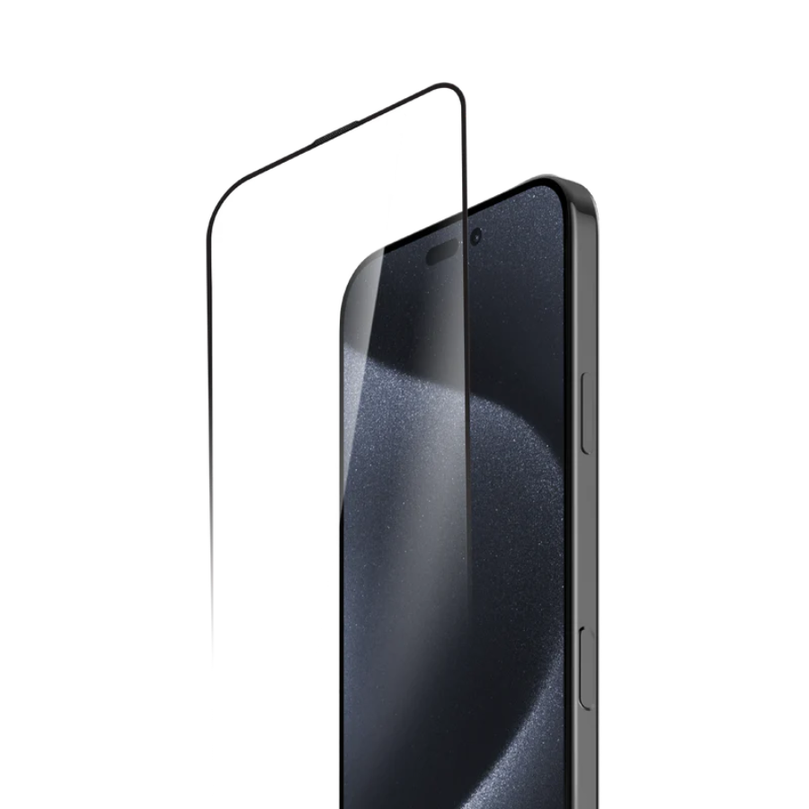 MOCOLL IPHONE 15 PRO MAX 2.5D GLASS SCREEN PROTECTOR BLACK BLC