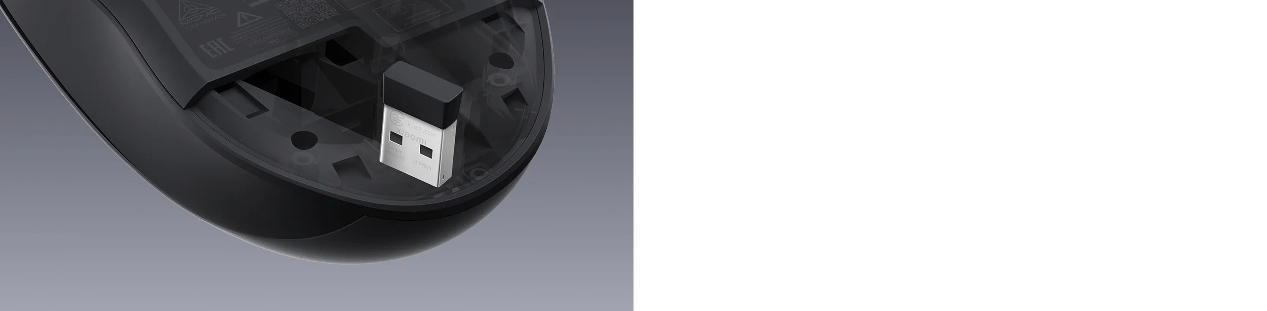 XIAOMI WIRELESS MOUSE COMFORT EDITION BLACK thumbnail 5