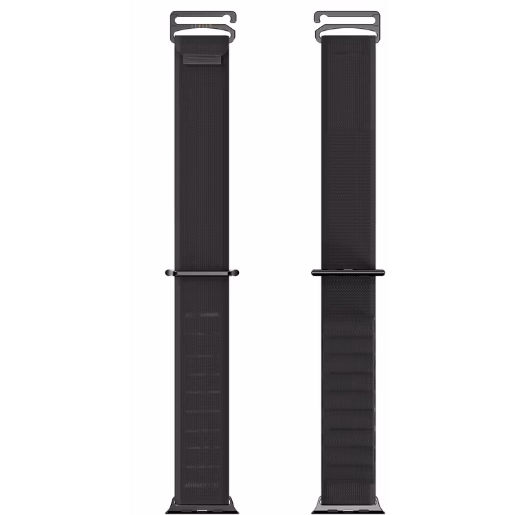 LEVELO MALO NYLON WATCH STRAP BLACK LVLMLOWS49BK