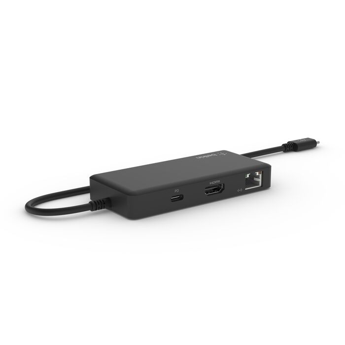 BELKIN CONNECT USB C 5 IN 1 MULTIPORT ADAPTER INC008BTBK thumbnail 2