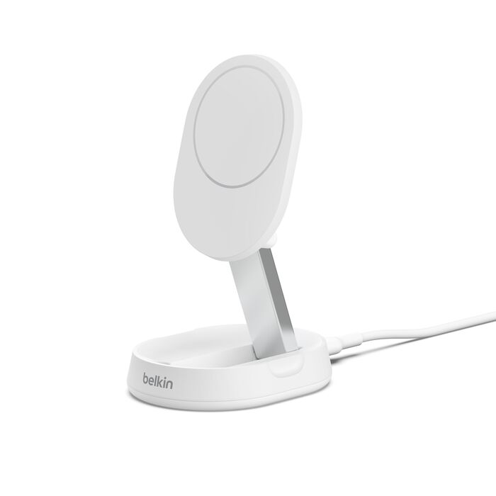 BELKIN BOOST CHARGE 15W CONVERTIBLE MAGNETIC CHARGING STAND WHITE WIA008BTWH thumbnail 8