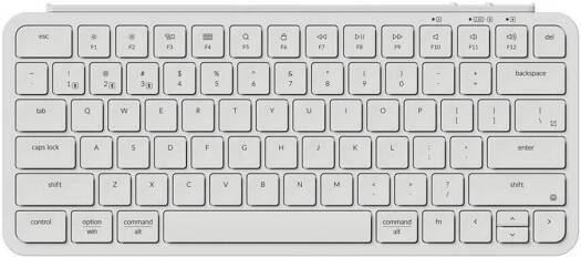 KEYCHRON B1 PRO ULTRA SLIM 2.4G WIRELESS KEYBOARD IVORY WHITE ARABIC B1P-K8-AR thumbnail 2
