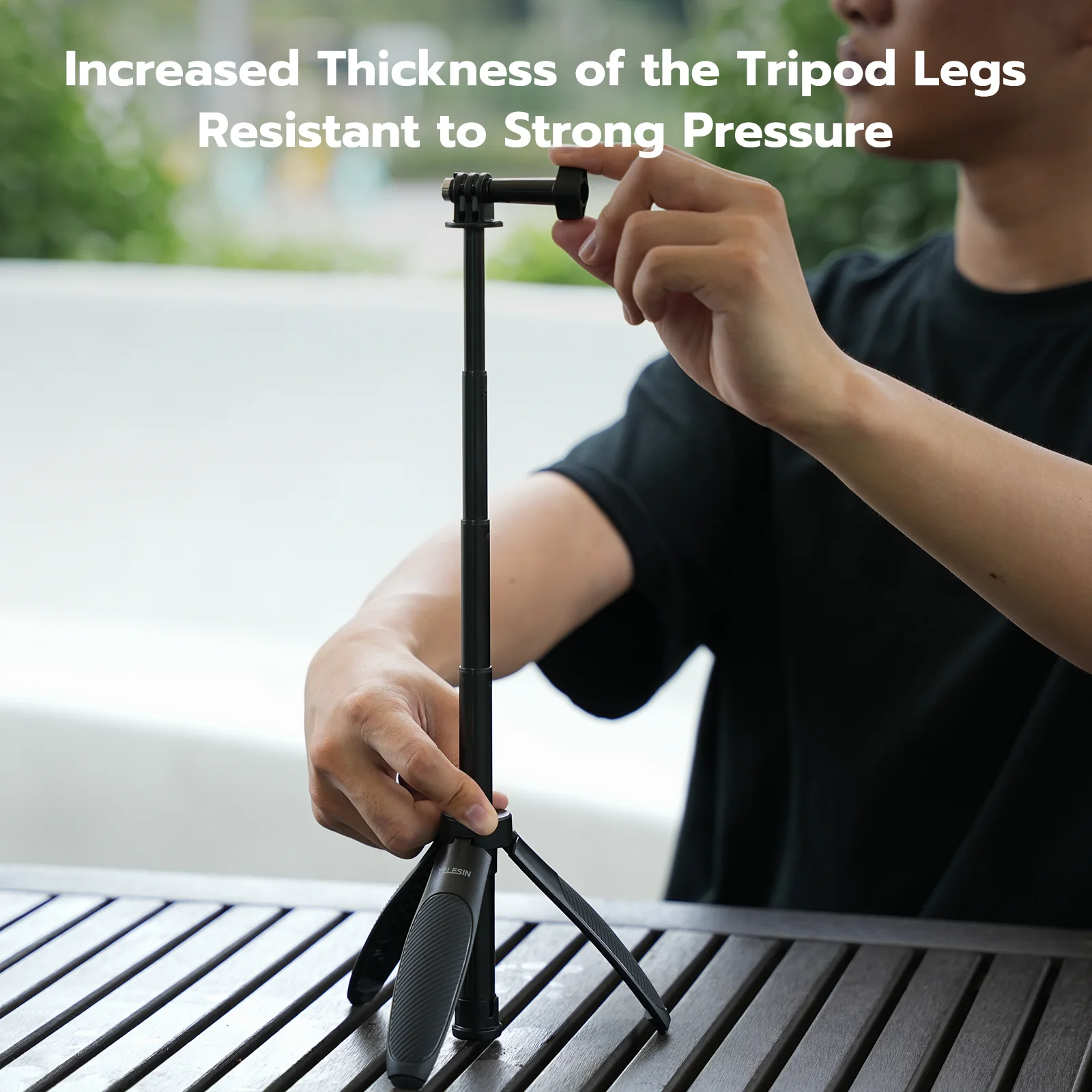 TELESIN SELFIE STICK MINI TRIPOD 2.0 S1-MNP-01 thumbnail 8