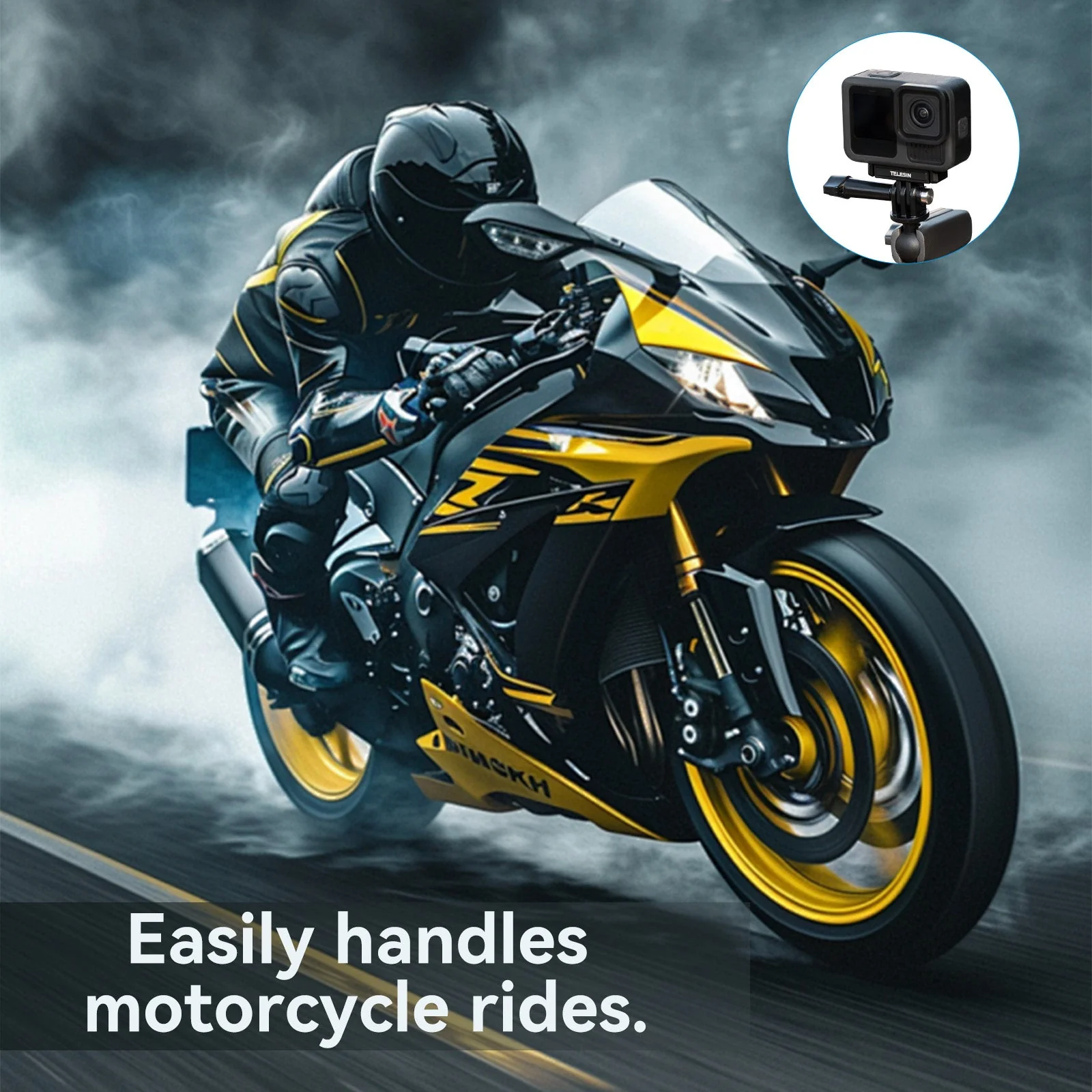 TELESIN GOPRO HERO 13 MAGNETIC RELEASE MOUNT S7-JBK-08-TGP thumbnail 7