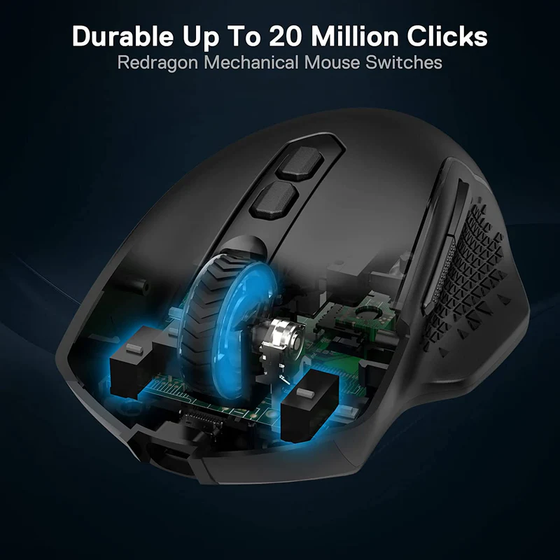 REDRAGON TAIPAN PRO WIRED/WIRELESS GAMING MOUSE M810RGB-PRO thumbnail 6