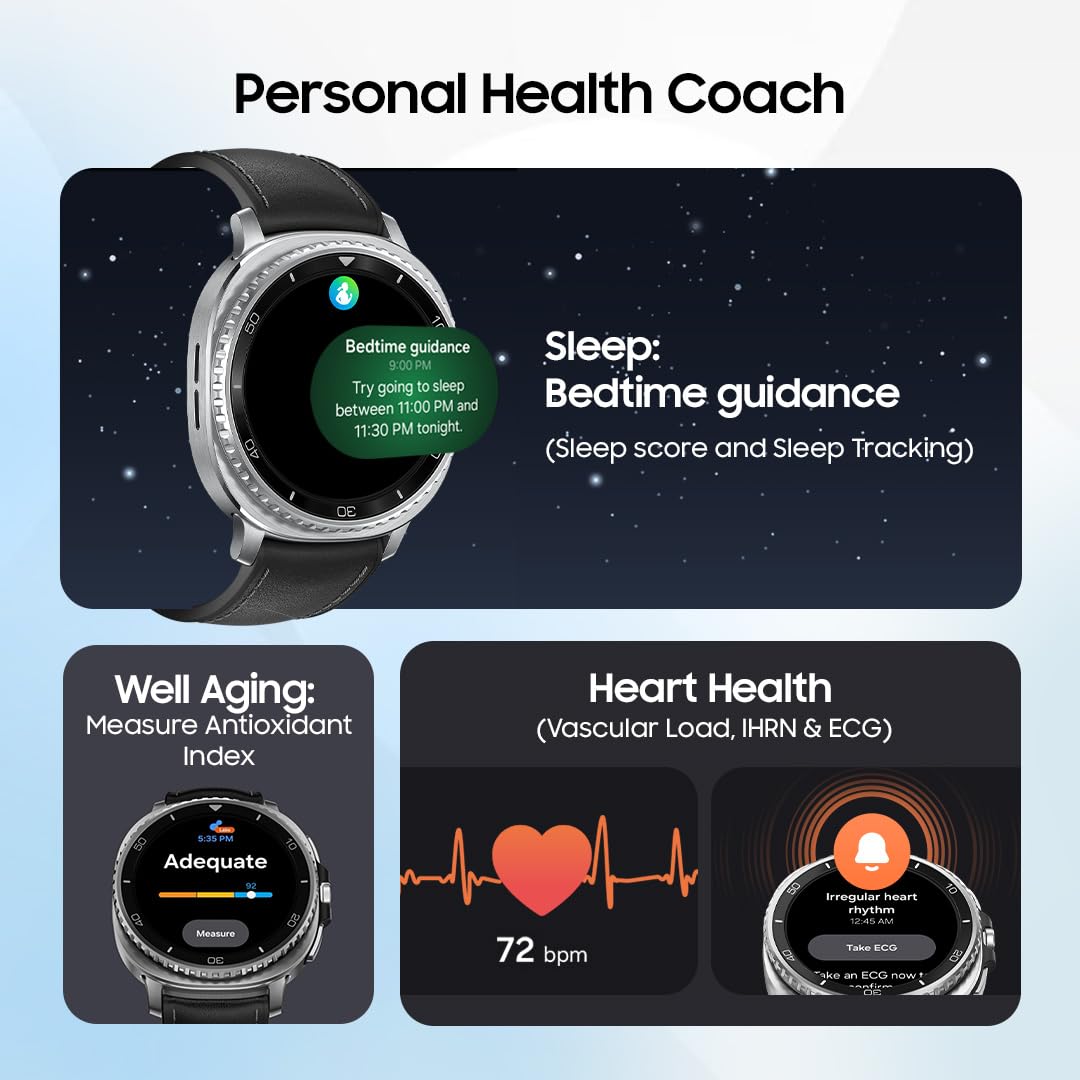 SAMSUNG GALAXY WATCH 8 CLASSIC 46MM BLACK SM-L500NZKAMEA thumbnail 4