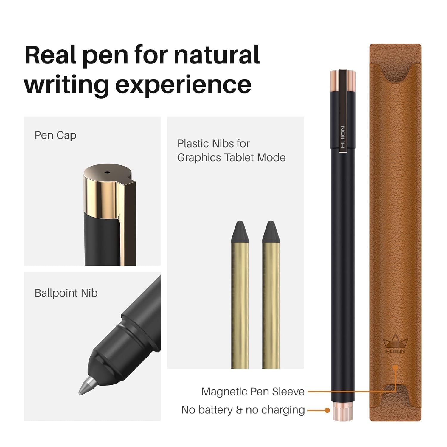 HUION NOTE X10 A5 SIZE WORK BOOK MEMENTO DIGITAL NOTEBOOK BROWN thumbnail 8