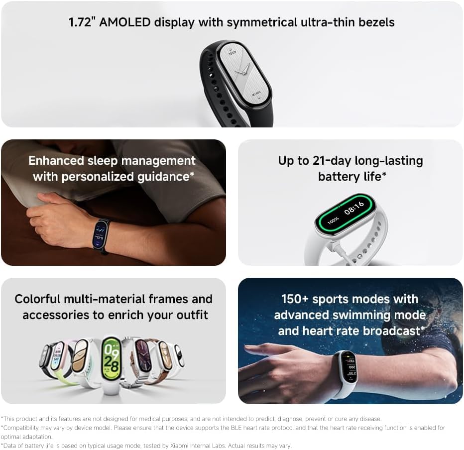 XIAOMI SMART BAND 10 CERAMIC EDITION PEARL WHITE thumbnail 7
