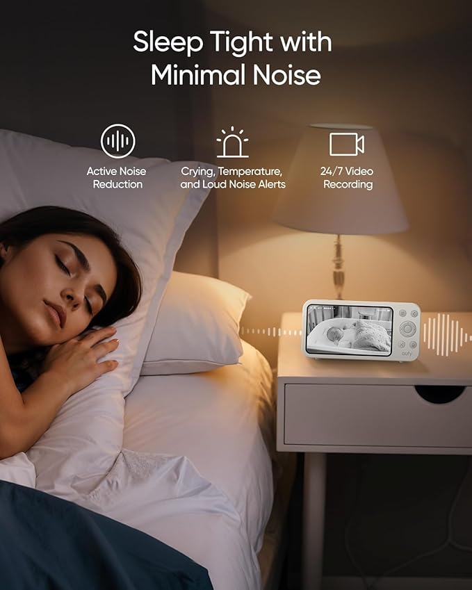 EUFY CAM E20 BABY MONITOR WHITE E8352221 thumbnail 5