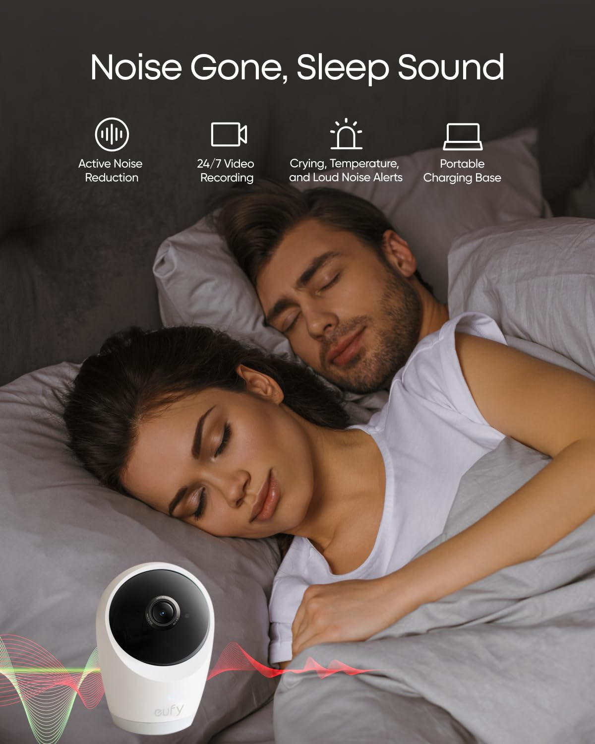 EUFY CAM E21 BABY MONITOR WHITE E8354221 thumbnail 6