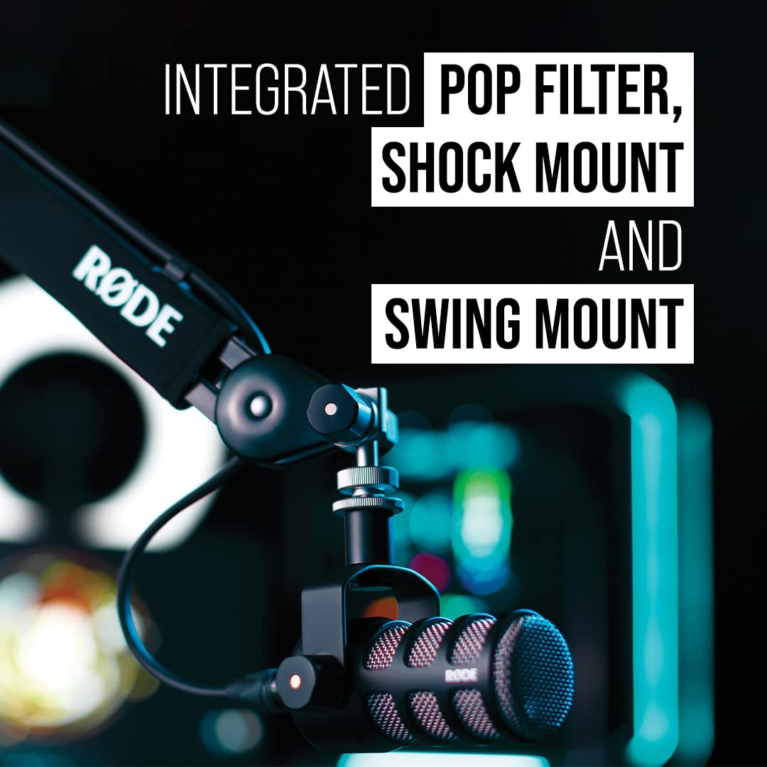 RODE DYNAMIC POD CASTING MICROPHONE BLACK thumbnail 5