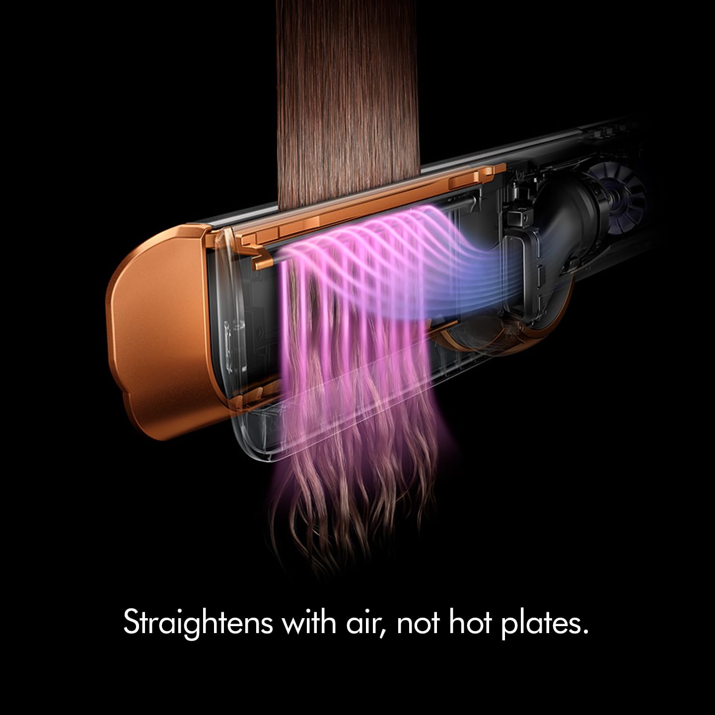 DYSON AIRSTRAIT HAIR STRAIGHTENER CERAMIC RED VELVET GOLD HT01 thumbnail 6