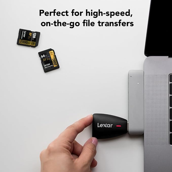 LEXAR MULTI CARD 2 IN 1 USB 3.1 READER LRW450UB thumbnail 2