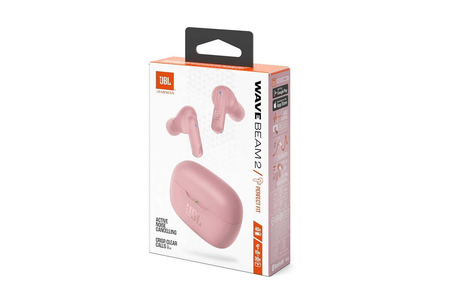 JBL WAVE BEAM 2 TRUE WIRELESS IN-EAR EARBUDS WITH MIC PINK thumbnail 5